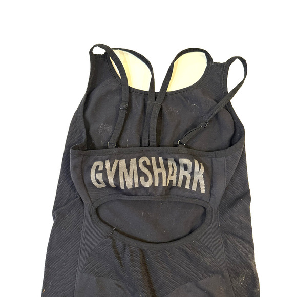 Gymshark Bodysuit Womens Small Strappy Compression Workout One Piece Athletic - Picture 4 of 4
